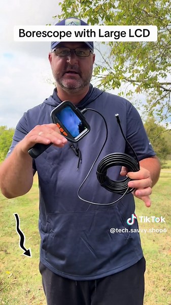 Handheld Borescope with Large LCD for DIY Enthusiasts