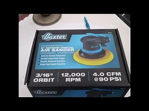 Harbor Freight Baxter 6 inch Random Orbital Sander
