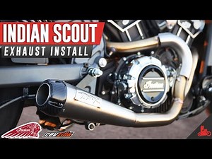 Indian Scout Exhaust Install (Bobber Project!)