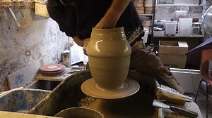 Making a Big Pottery Vase | Ingleton Pottery : Pottery Making Videos