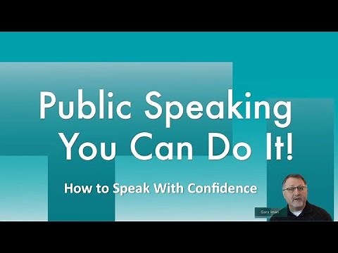 How to Speak With Confidence