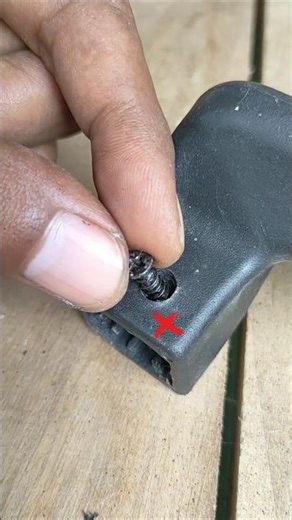 Easy method to repair a broken plastic thread! #diy