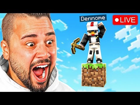 Nur EIN BLOCK in Minecraft (One Block Challenge)