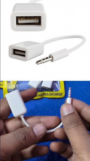 Upgrade Your Car Stereo with This Mind-Blowing Aux to USB Converter Cable #shorts