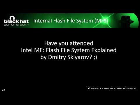 How to Hack a Turned-Off Computer, or Running Unsigned Code in Intel Management Engine