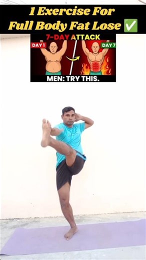 30- Day Full Body Burn Challenge - Lose Fat Fast,✅ #yoga#weightloss #exercise #health #youtubeshorts