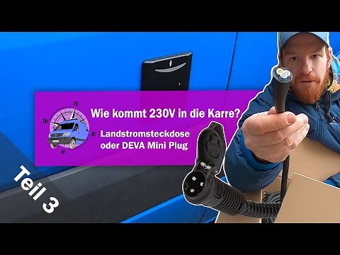 DEFA Mini Plug oder CEE Dose? 🧐🔌🚫 Die Außensteckdose/Landstromsteckdose für 230V im Camper