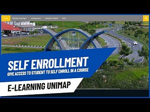How to Enable for Self Enrollment in A Course