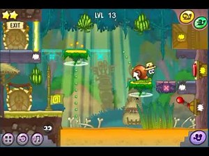 Snail Bob 8 level Walkthrough + boss fight