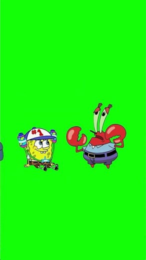 SpongeBob SquarePants "Am I a pretty girl?" meme - Green Screen