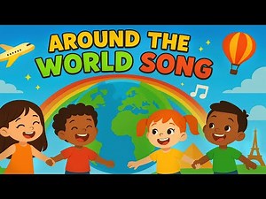 Around the World Song for Kids | Fun Travel & Friendship Song | The Blend Channel | #kidssongs