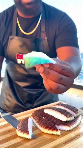 Massive Parrotfish to Cast Iron Cook