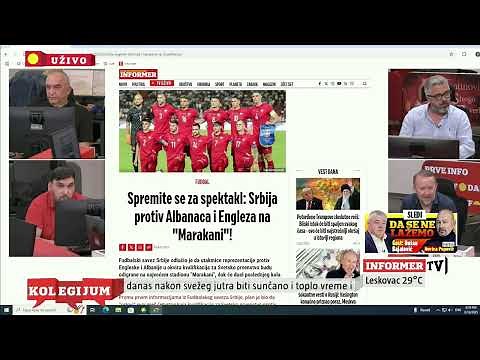 KOLEGIJUM POSLE INTERVJUA PREDSEDNIKA VUČIĆA UŽIVO IZ PRAGA