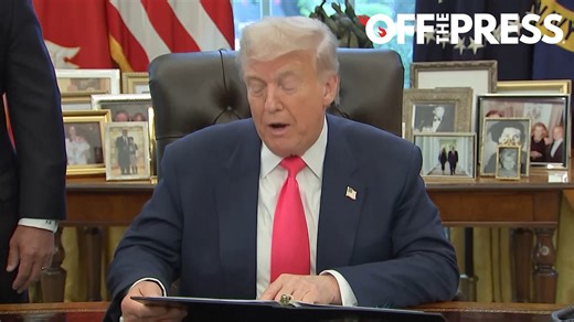 709K views · 67K reactions | President Trump says his administration has removed nearly 275,000 illegal aliens from the Social Security system. "Many of them had already left the country, and yet we were sending them checks all the time." | Off The Press | Facebook