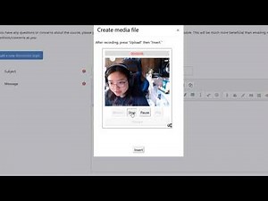Adding Audio or Video to a Discussion Forum - Student Tutorial - Oakland University Moodle