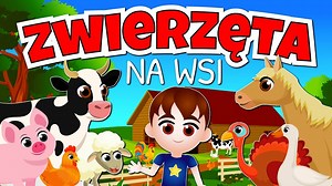Kazio i ZWIERZĘTA NA WSI dla dzieci Film edukacyjny | Bajka o zwierzętach na farmie