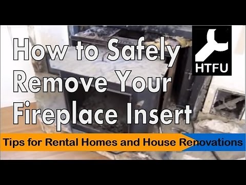 Fireplace Insert: How to Carefully Remove a Heavy Fireplace Insert from Your Fireplace(No Mess)