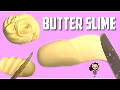 BUTTER SLIME RECIPE (No Clay or Shaving Cream)