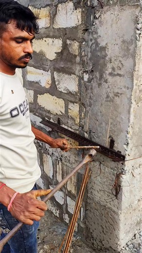 Hook bending tricks and tips Construction work post #setringboy #construction | Sanjay Kumar