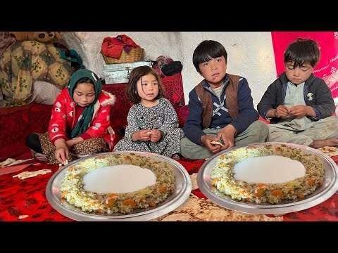 Twin Family Cooking Lunch | Daily Life in Afghan Cave