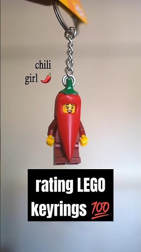 rating lego minifigure keyrings 🌶️