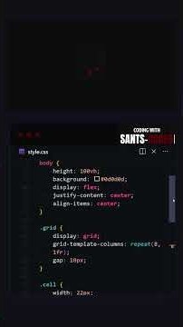 Random Glow Grid com JS | Project #20 – SantsCoder