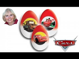 ♥♥ Unwrapping 5 Disney Pixar Cars 2 Chocolate Surprise Easter Eggs