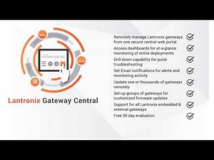Lantronix Gateway Central