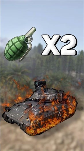 We took Bradley with 2 grenades in rust