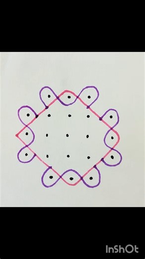 Easy 5*3*3dots muggu for beginners | step-step tutorial|@ARTofdots-AARAMBHAM