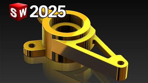 【学透SW2025】SolidWorks2025 sp 5.0零件设计教程：从草图到3D模型的完整指南
