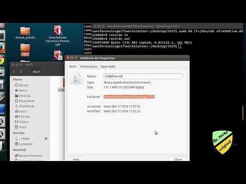 Using DD and DCFLDD to image a drive