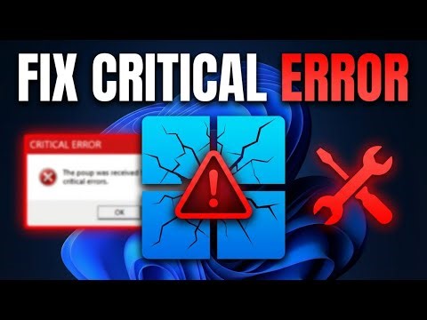 How to Fix “Your Start Menu Isn’t Working” Critical Error in Windows 11
