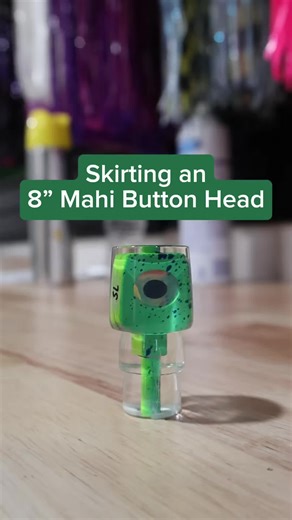 Preparing a Mahi Head for Trolling
