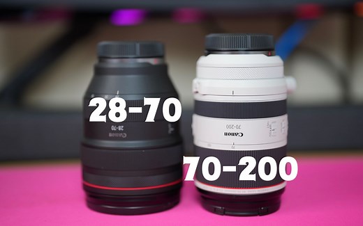 佳能RF28-70 F2和70-200 F2.8开箱我为佳能R5搭配的RF镜头