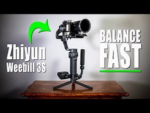 Zhiyun Weebill 3S Tutorial - Balancing Gimbal For Beginners