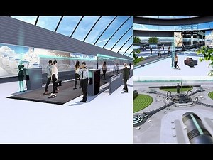 Inside the airport of 2040 where there are NO security queues thanks to super fast 'molecular scanne