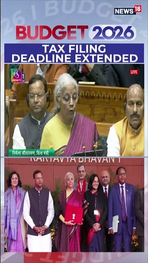 Income Tax Act 2025: ITR-1 & ITR-2 filing deadline extended till March 31 | Budget 2026 N18S
