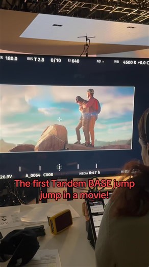 23K views · 266 reactions | The first tandem BASE jump in a movie! | Tandem BASE Moab | Facebook