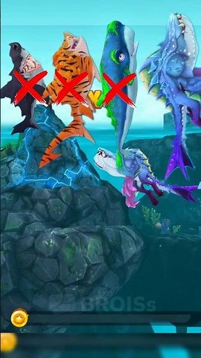 Hungry Shark Evolution Gameplay All Shark #hungryshark #shorts #ubisoft