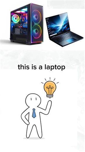 Computer vs Laptop 💻 | What's the Difference? #Shorts
