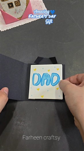 Easy card for father 😊#diy #relatable #shortsfeed #youtubeshorts #trending #fyp