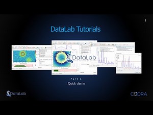 DataLab Tutorials – Part 1: Quick demo