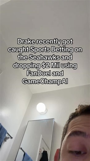Butimnotatrader on Instagram: "Drake recently got caught Sports Betting on the Seahawks and dropping $2 Mil using FanDuel and GameChampAI #badbunny #drake #superbowl #gamechampai #seahawks"