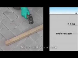 How To Apply | Sika Setting Sand for Block Paving