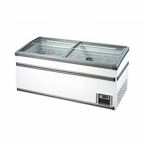 [Hot Item] Energy Efficient Meat / Fish Supermarket Island Freezer Deep Freezers