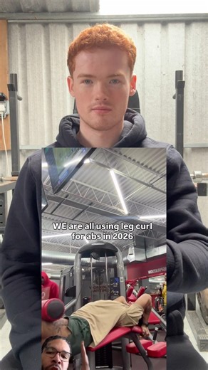 Leg curl machine for ABS! DM me “COACH” for 1-1 coaching