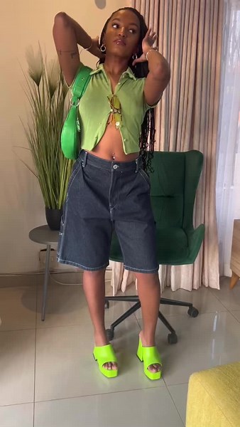 10 Day outfit challenge w/ @mjokanebr.o. DAY 1: “STYLE THE COLOUR GREEN”🤮✅😮‍💨 Stay tuned for more challenges😮‍💨 #fashiontiktok #YOMHLABASTYLES #fypシ