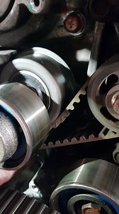 💥Attention Triton 4d56 2.5litre owners.💥 This owner dodged a bullet on this one. A little known fact about this engine is the timing belt schedule has been dropped from every 100k km's to 90k. The reason is the balance shaft belt lets go and gets caught up in the main belt which leads to catastrophic failure. This video shows this balance shaft belt very loose and was so very close to coming off and causing major damage. | SHIFT Automotive Bundaberg
