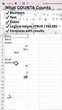 Excel COUNTA Formula Explained Simply